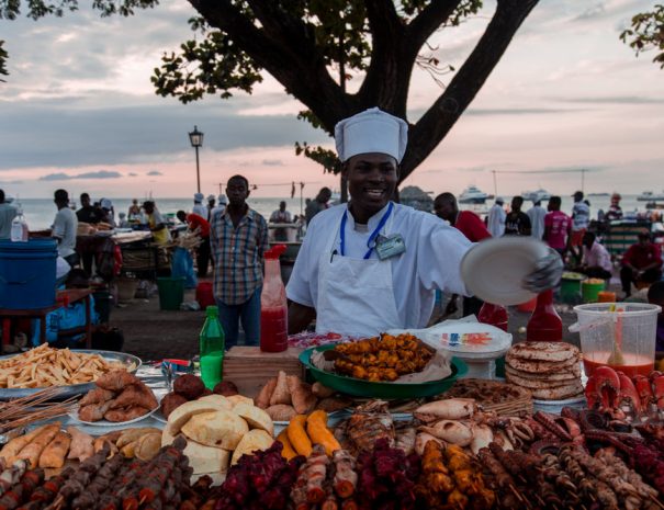 Stone Town Evening Tour with BBQ Dinner