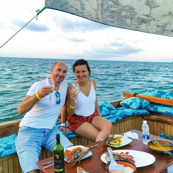 Zanzibar Sunset Marriage Proposal aboard Traditional Dhow